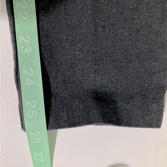GAP Slacks Women Size 10 Grey Side Zip Ankle - Picture 7 of 9